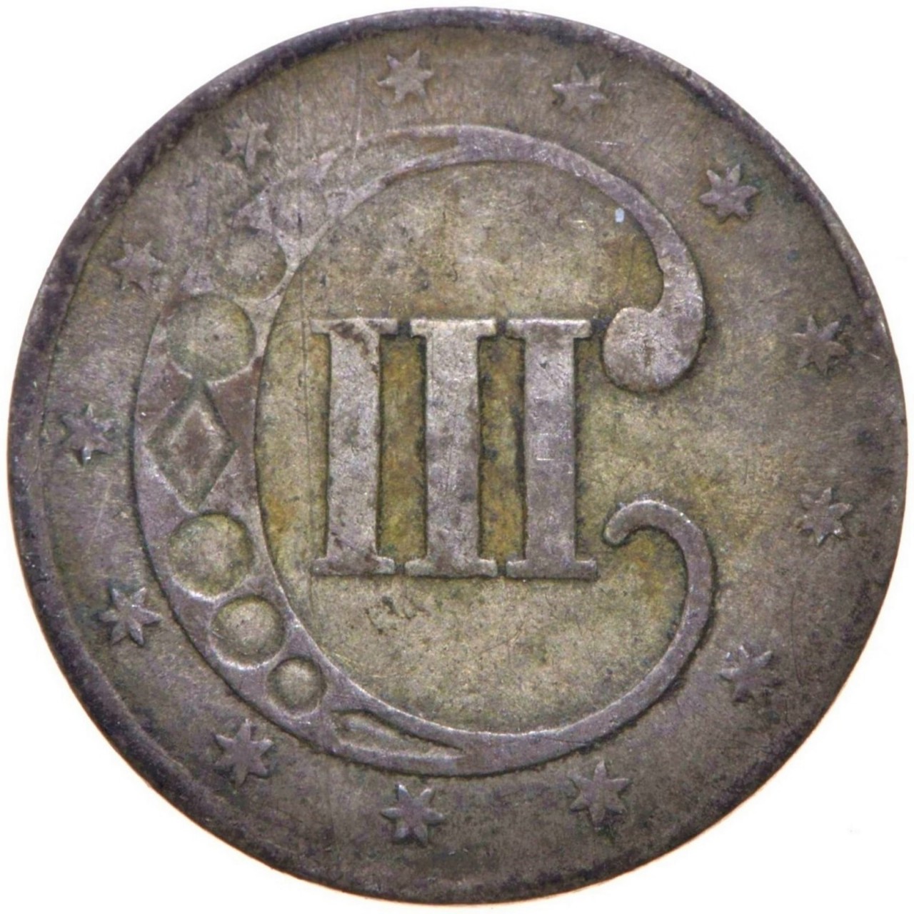 1852-3CS-Three-Cent-Silver-#2